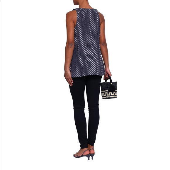 Zimmermann polka dot crepe blouse, sz 1 - Picture 6 of 9